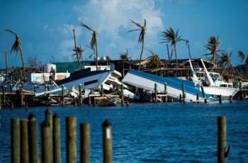 Tropical Storm Humberto dumps rain on hurricane-hit Bahamas
