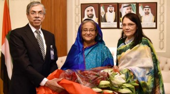 PM Hasina reaches Abu Dhabi