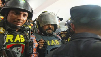 Samrat being taken to central jail from hospital