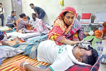 248 dengue patients hospitalised in 24 hrs