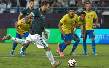 Argentina beat Brazil 1-0 in friendly