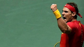 Nadal hails ‘amazing atmosphere’ as Spain beat Russia at Davis Cup