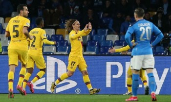 Griezmann salvages draw for Barca at Napoli