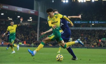 Lewis sinks Leicester to improve Norwich survival bid