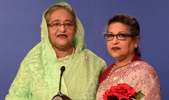PM recites sister's poem on 'Mujib Borsho'