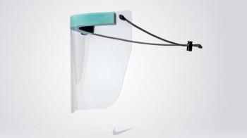 Nike now makes encounter shields for health personnel from materials used for shoes, apparel