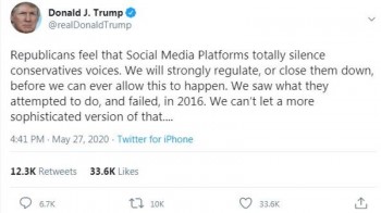 Where will Trump rant if not on Twitter? He threatens to close down social media