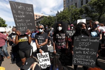 Thousands protest against racism in US capital