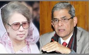 Fakhrul meets Khaleda, says chairperson's leg pain worsens