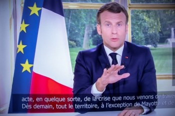 Macron says France has scored its 'first triumph' against virus