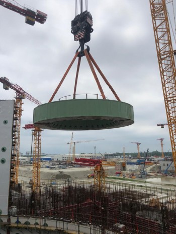 Rooppur NPP: Support truss installed in Unit-2 reactor building