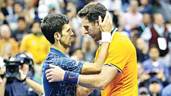 Djokovic sends ‘love and support’ for Del Potro