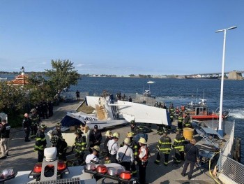Plane crash in New York City leaves 1 dead, 2 seriously injured