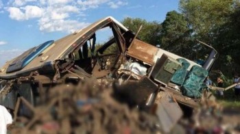 41 killed in Brazil bus-truck crash