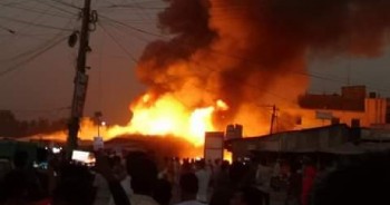 100 shops gutted in Gazipur fire
