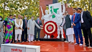 Indian envoy inaugurates 'Mrityunjayi Mitra' sculpture at Sitakunda