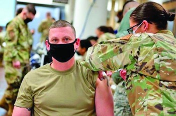 1st US troops vaccinated in South Korea