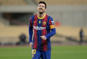How Messi Reacted To Red Card & Supercopa Defeat