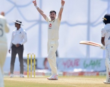 Anderson statements 30th five-for in Sri Lanka Test