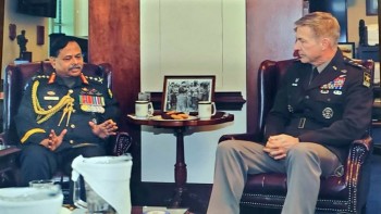 Bangladesh Army Chief meets US Army Chief of Staff General