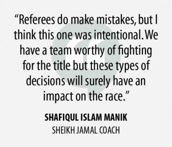Refereeing in focus when Kings make it through Sheikh Jamal scare