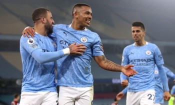 Jesus hits double as rampant Man City go 15 points sharp with Wolves win