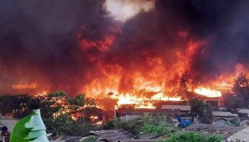 Seven burnt alive in Cox's Bazar Rohingya camp fire