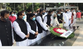 Mujibnagar Day: Quader pays homage to Bangabandhu with respect to PM