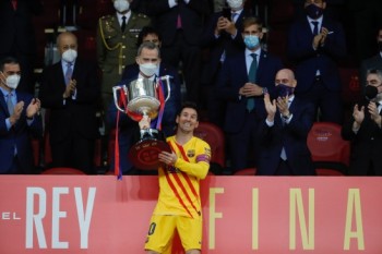 Laporta certain Messi will remain after leading Barca to Cup glory
