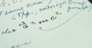 Einstein handwritten letter with well known E=mc2 equation gets $1.2m