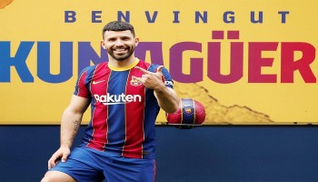 Aguero hoping for Messi partnership after signing for Barca