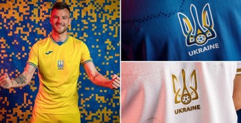 Ukraine angers Russia with Euro 2020 football kit