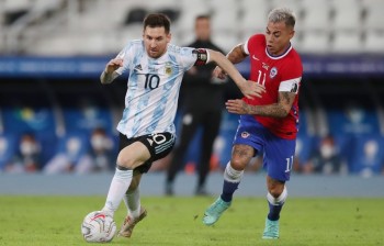Messi's strike not enough as Chile frustrate Argentina