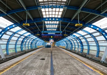 A visit to Japan’s train station that looks like a spaceport in the middle of nowhere