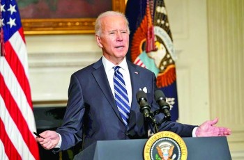 Biden accuses Russia trying to disrupt 2022 elections