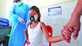 Cambodia giving Covid vaccine to children before schools reopen