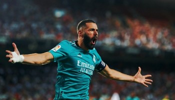 Benzema strikes again as Real Madrid stun Valencia with late double