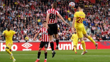 Liverpool held to 3-3 draw by battling Brentford