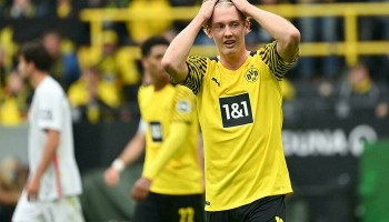 Brandt seals Dortmund win over Augsburg despite Haaland absence