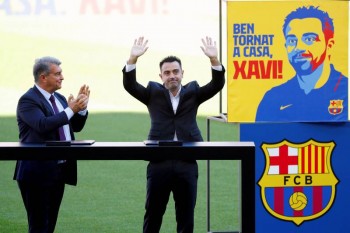 Xavi Hernandez given hero's welcome but aware of task ahead to arrest Barcelona decline