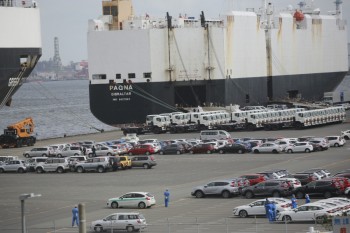 Japan's car exports keep plunging due to supply issues
