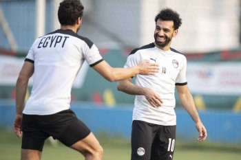 Star strikers Mohamed Salah and Sebastien Haller go head-to-head at sombre Afcon