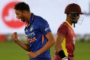 Prasidh Krishna's four-wicket haul helps India win West Indies ODI series