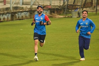 India and West Indies IPL millionaires train for first T20 in Kolkata - in pictures