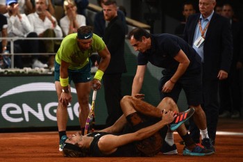 Nadal sets up French Open title clash with Ruud after horror injury to Zverev