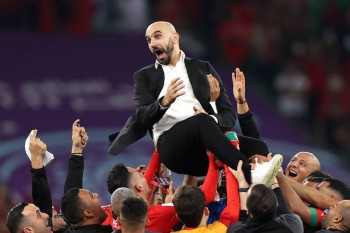 Morocco coach Walid Regragui urges his all-conquering stars to carry on dreaming