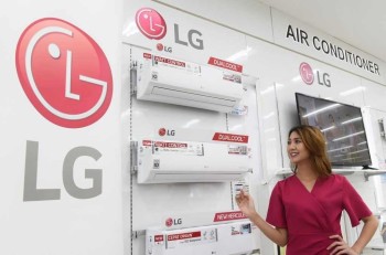 A new eco innovation, LG electricity-saving AC defeats the power of sound