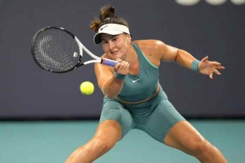 Andreescu left screaming in agony and is taken off court in wheelchair at Miami Open