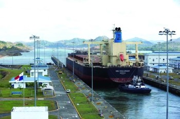 Historic drought, hot seas slow Panama Canal shipping