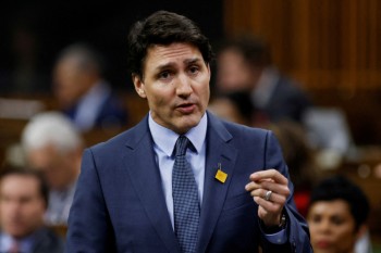 In New York, Canada's Trudeau takes veiled swipe at Trump